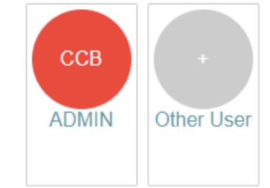 Sign in as Other User Button